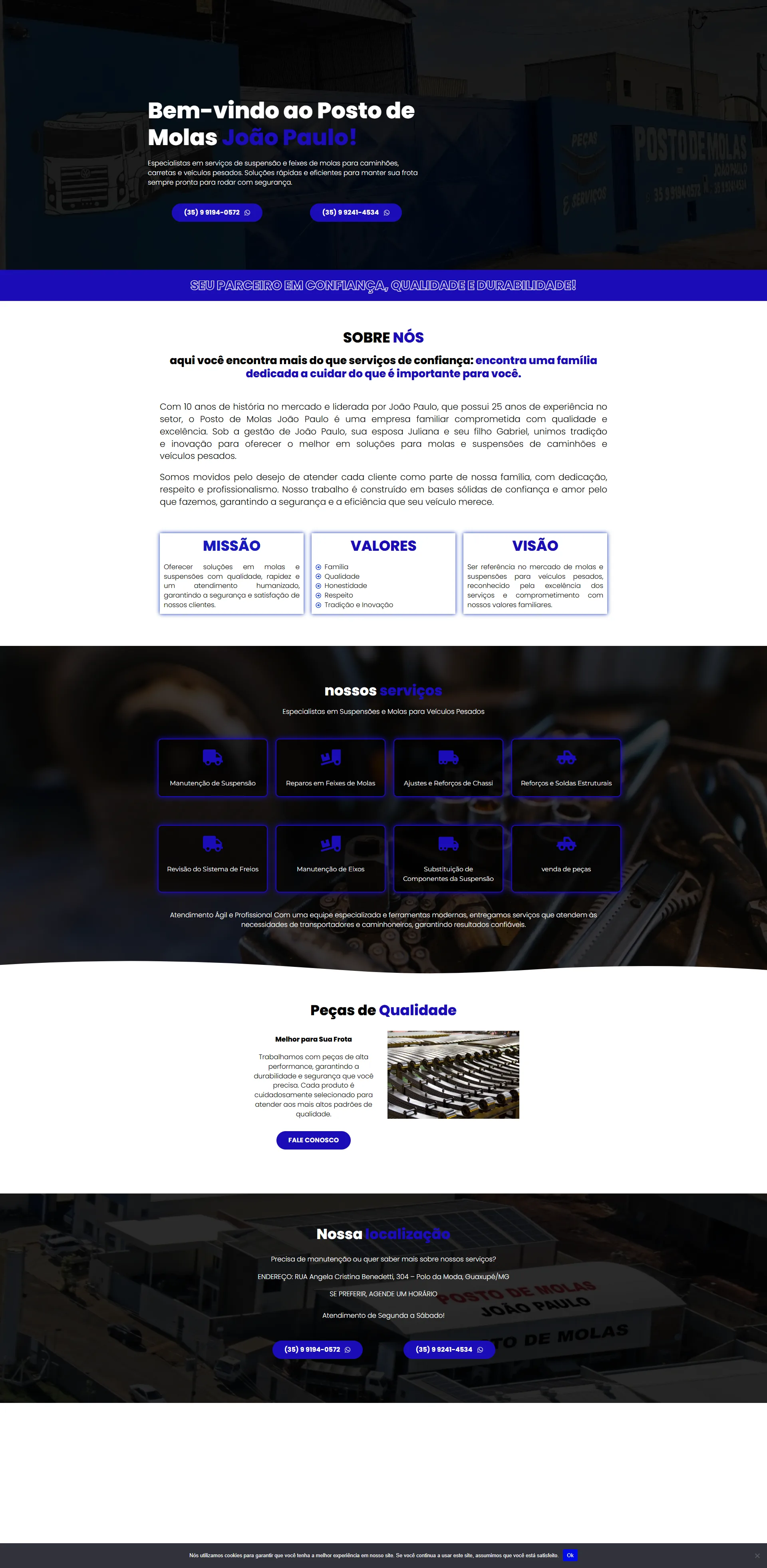 Site Posto de Molas